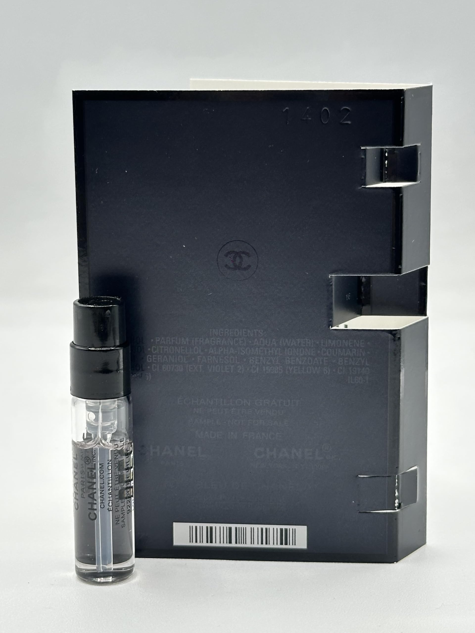 CHANEL Bleu de Parfum packaging box, compact presentation for gifting or travel