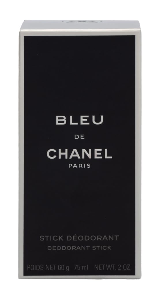 CHANEL Bleu Deodorant Stick closeup reveals smooth texture and refined scent