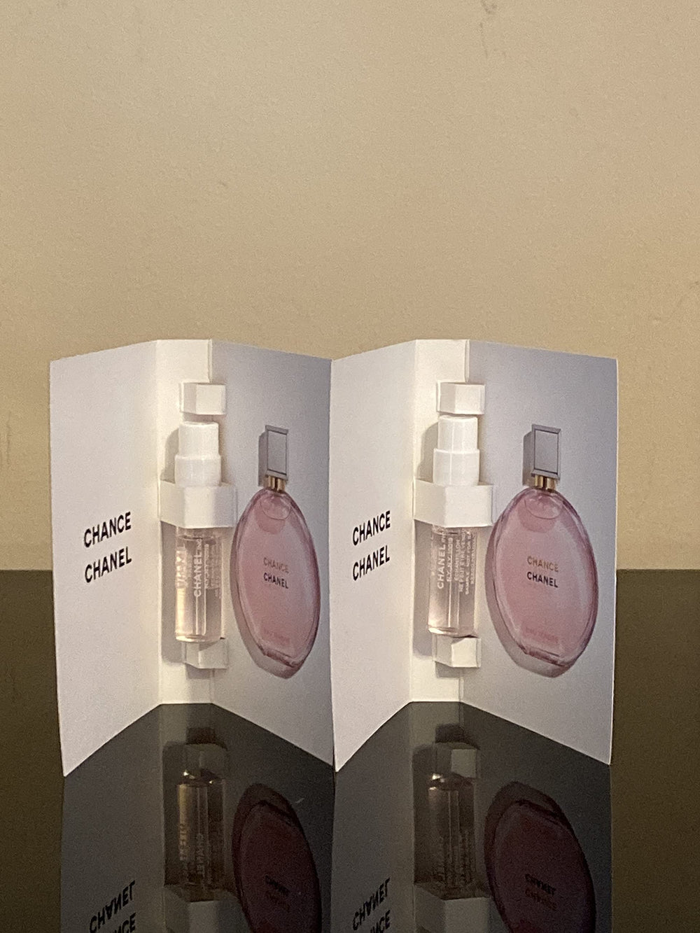 CHANEL Chance Eau Tendre box set display, premium gift-ready packaging.