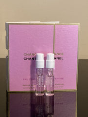 CHANEL Chance Eau Tendre ingredient concept art, fruity-floral notes visualization.