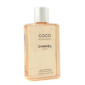 CHANEL Coco Mademoiselle Foaming Shower Gel bottle offers a luxurious, refreshing cleanse.