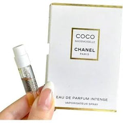 CHANEL Coco Mademoiselle Intense travel vial for on-the-go refinement.