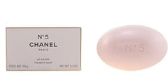 Chanel No 5 bath soap packaging shows luxe presentation for gifting or self-care.