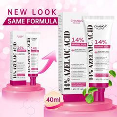 CHANGARLOAD azelaic acid cream texture closeup demonstrates easy spread for even tone
