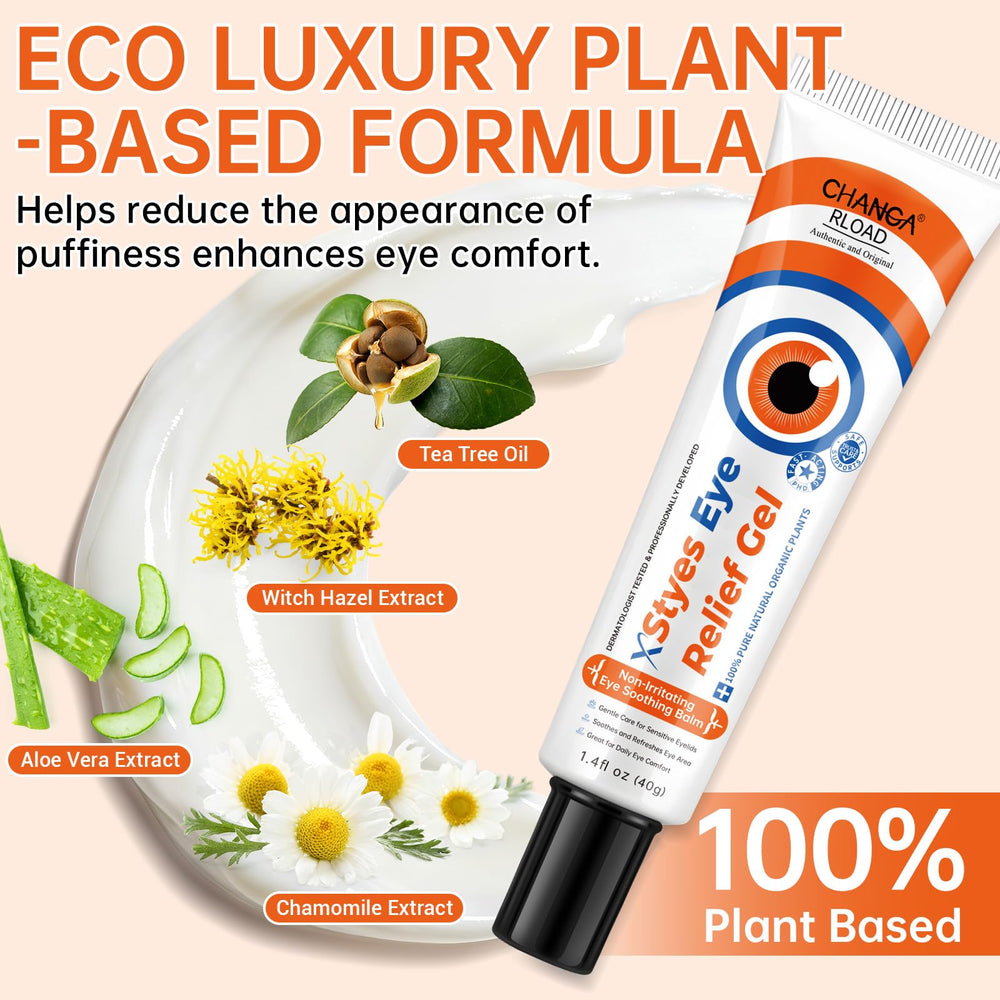 Changarload 1.4oz tube for daily eyelid care.
