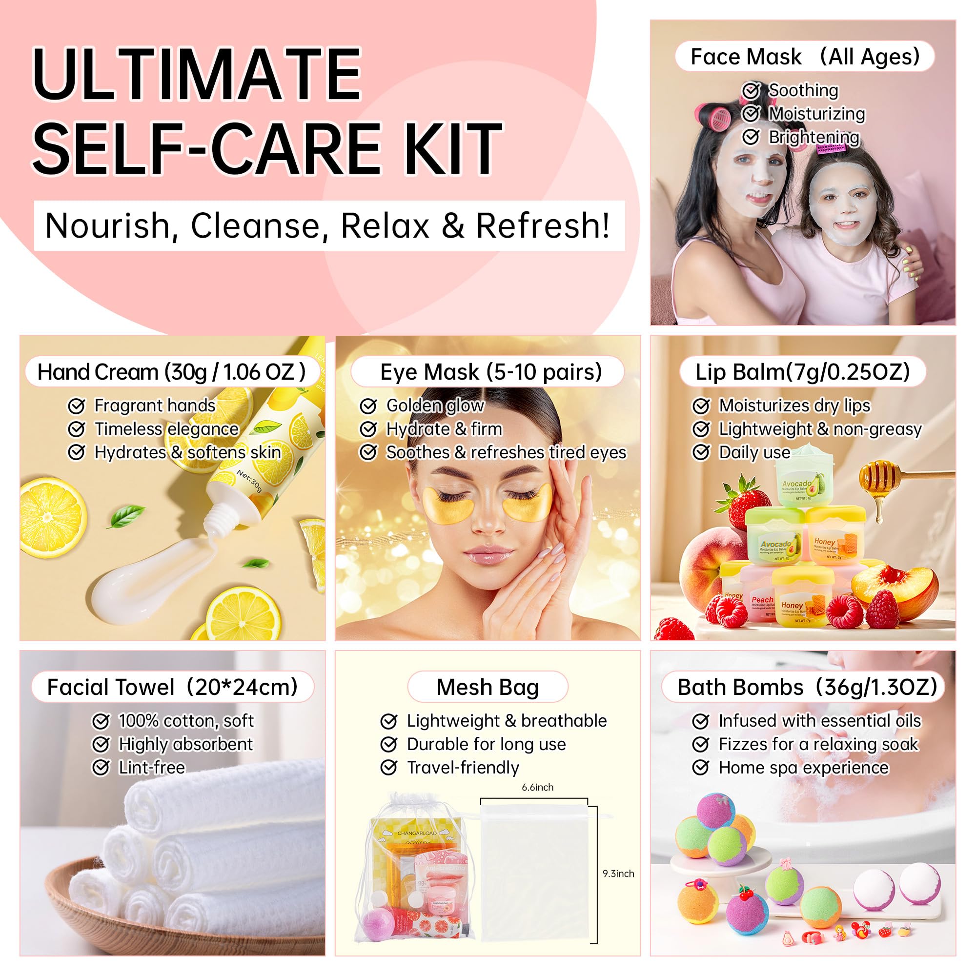 CHANGARLOAD towels soft and plush for at-home spa pampering