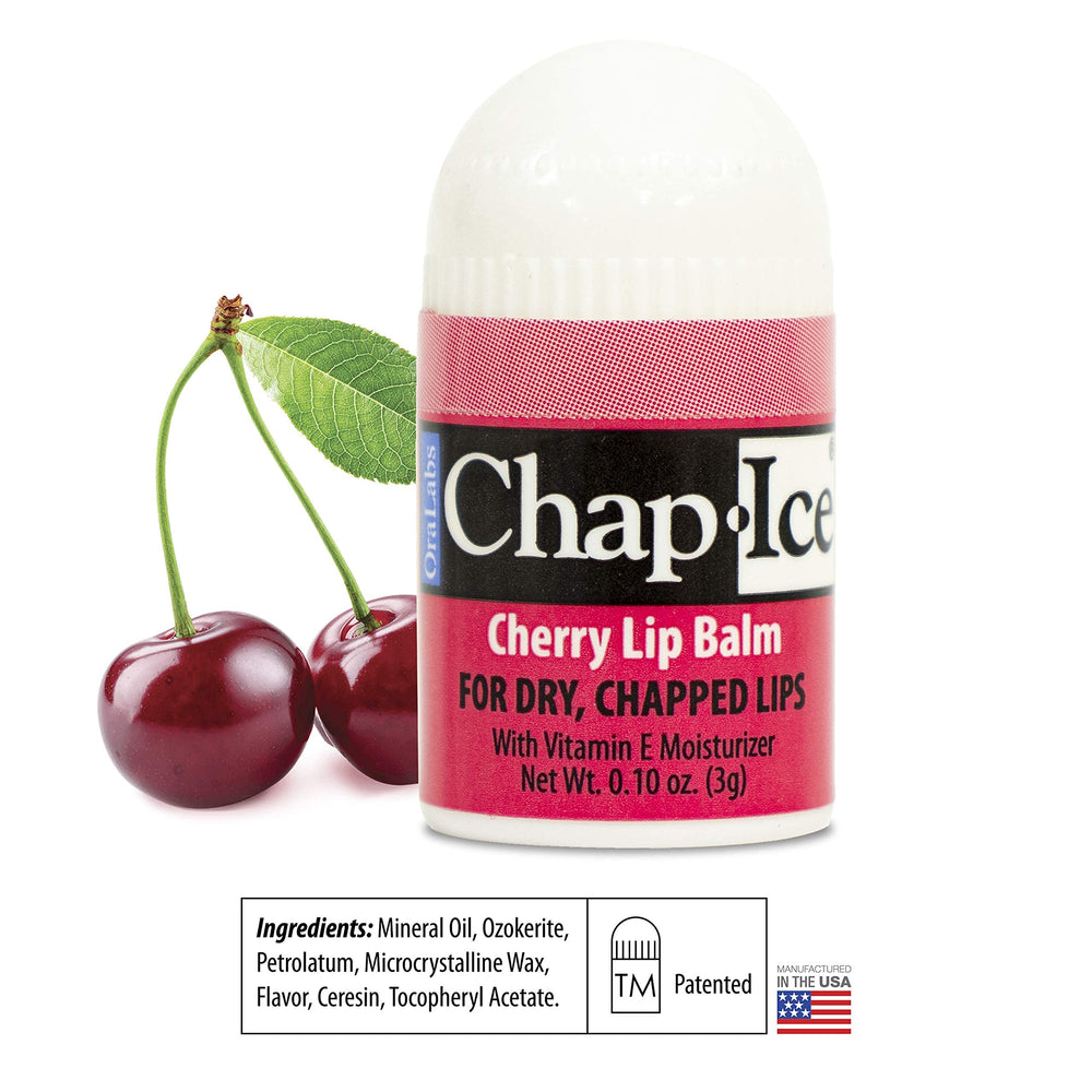 Chap-Ice beeswax mini balm emphasizes natural protection and lasting comfort.