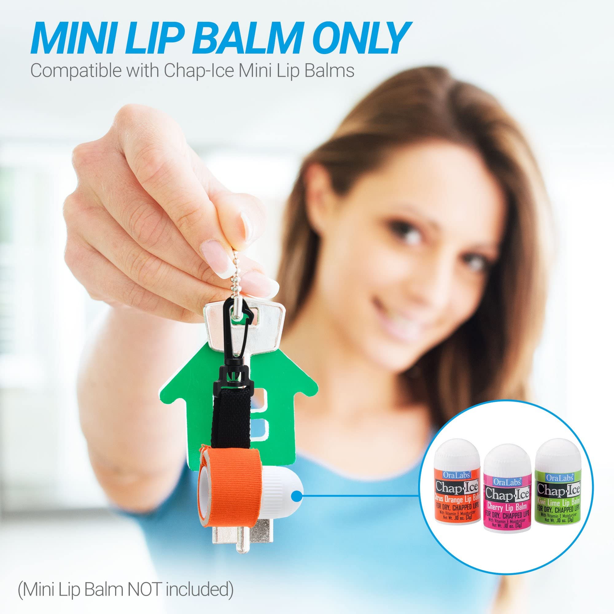 Chap-Ice moisturizing formula helps with dry lips during travels or workouts.