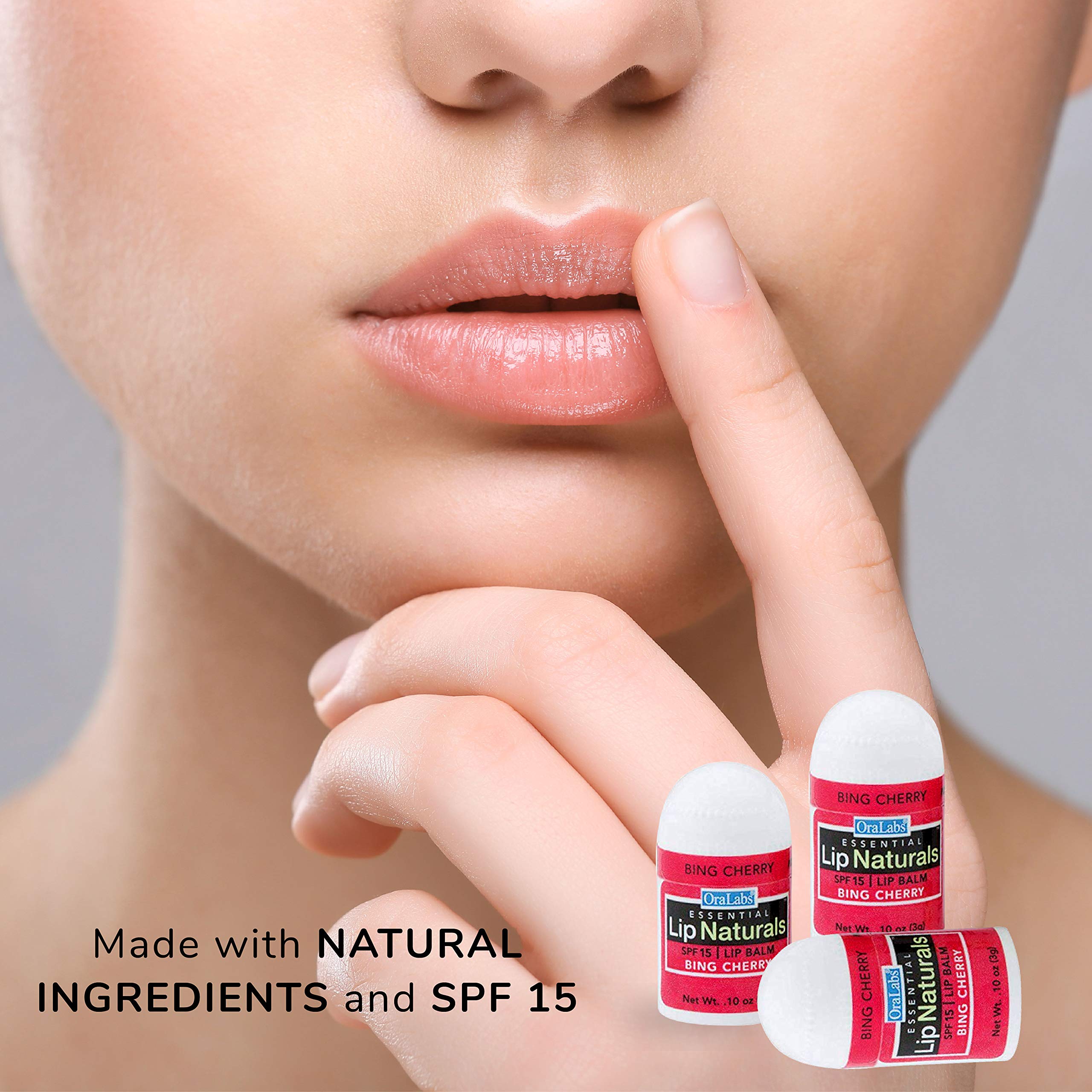 CHAP-ICE Lip Naturals beeswax coconut-oil formula close-up.
