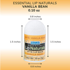CHAP-ICE Lip Naturals mini Tea Tree Mint lip balm soothing dryness.
