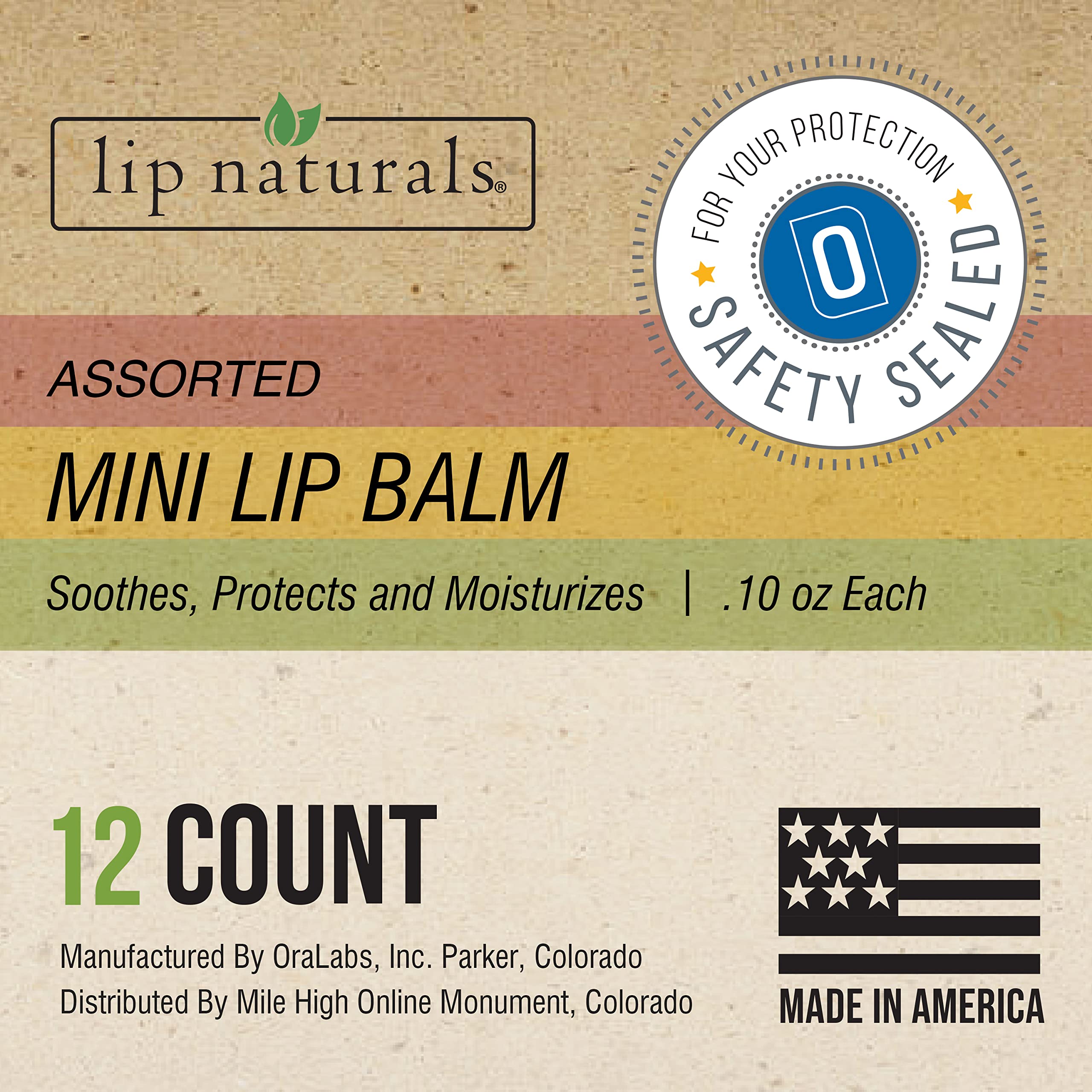 CHAP-ICE Lip Naturals mini Vanilla Bean lip balm for everyday moisture.