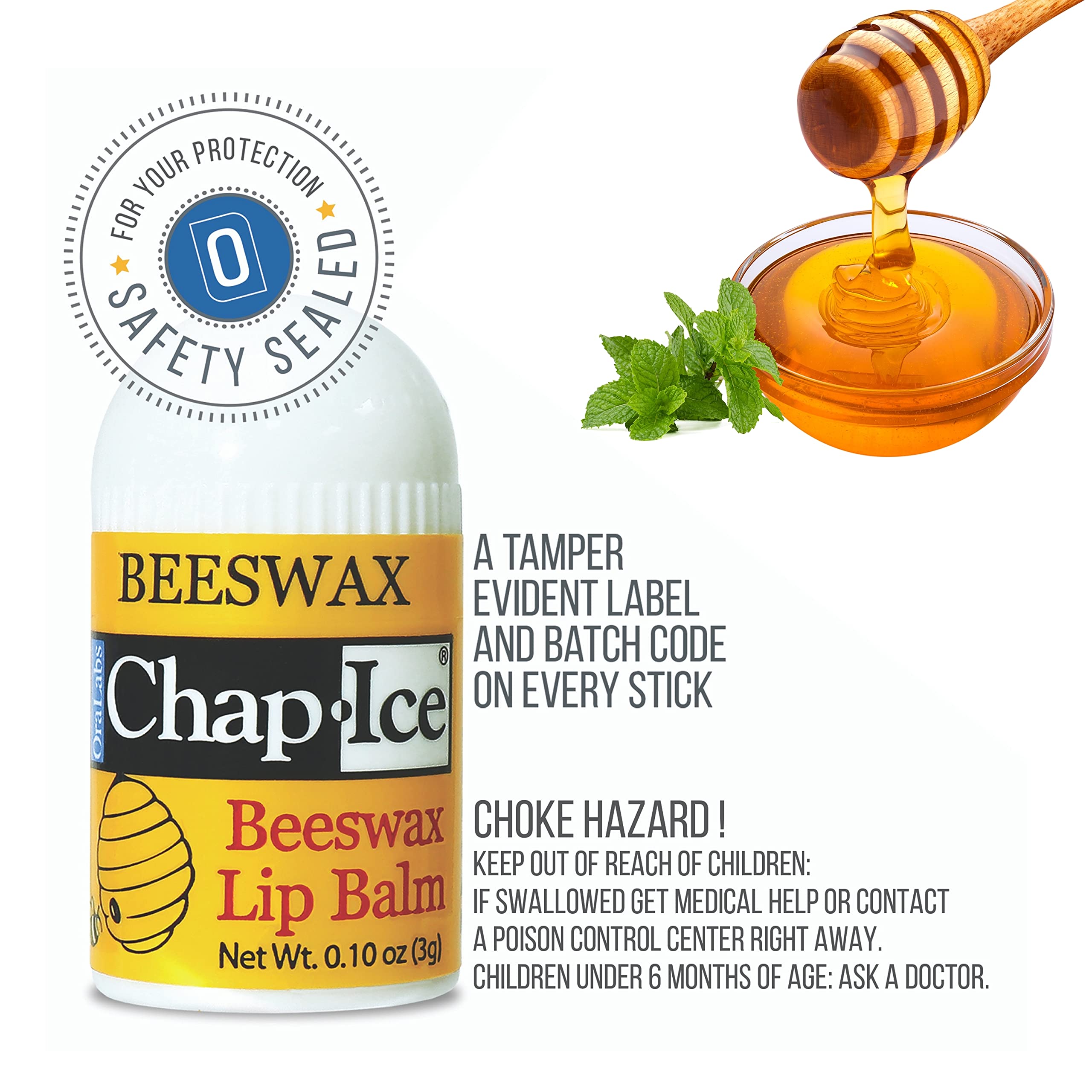 Chap-Ice pocket-friendly design keeps lips hydrated anywhere, anytime.
