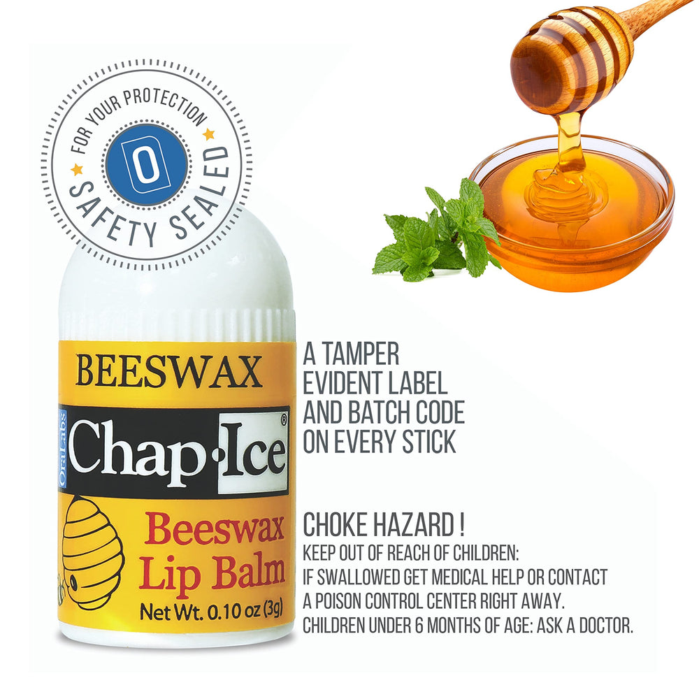 Chap-Ice pocket-friendly design keeps lips hydrated anywhere, anytime.