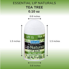 CHAP-ICE Tea Tree Balm with mint application image showing soothing relief