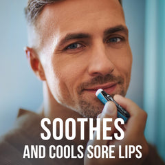 ChapStick bulk medicated lip balm cooling menthol suggests soothing relief during lip healing.