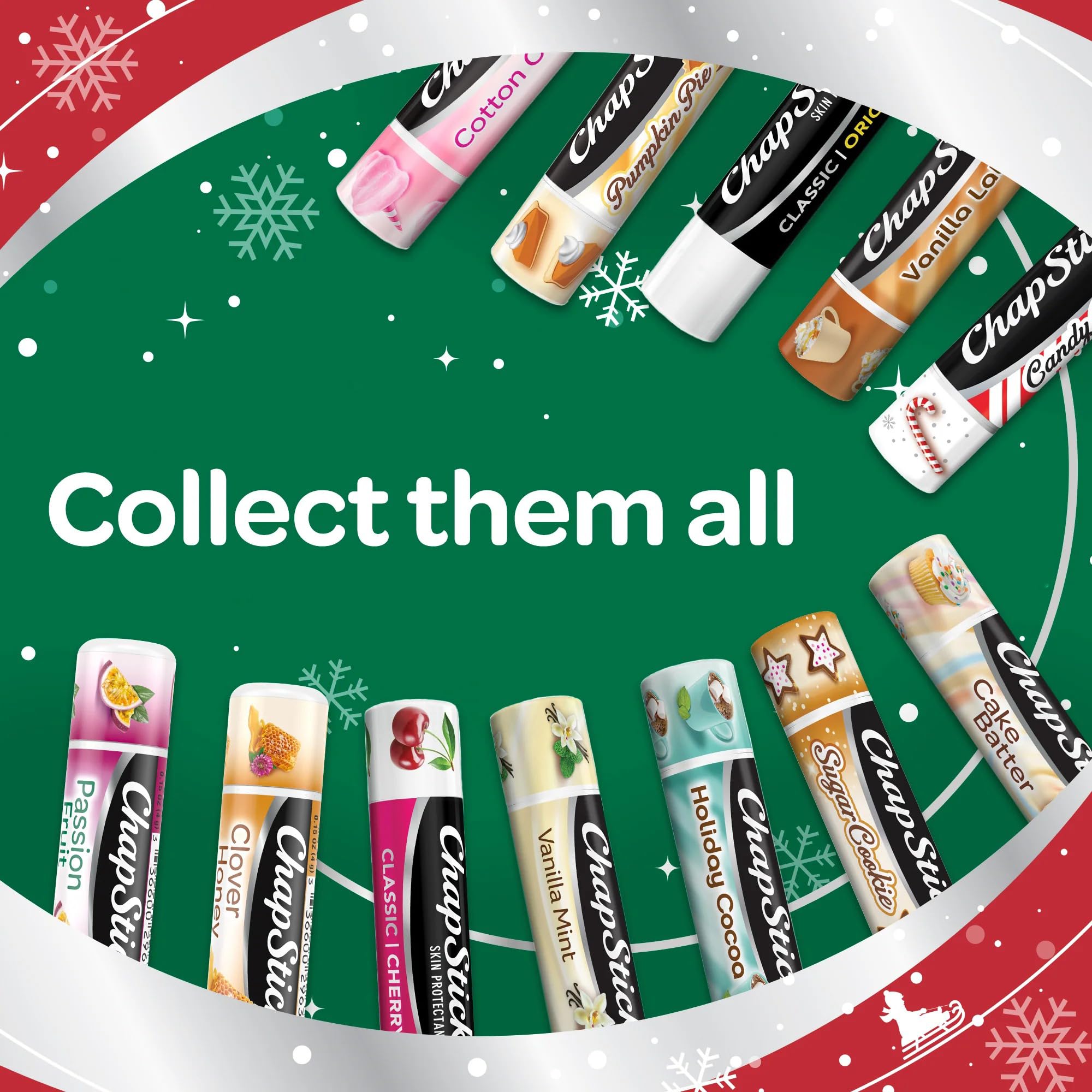ChapStick Candy Cane bulk 36-count packaging suitable for households or offices.