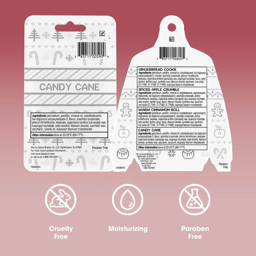 ChapStick gift-packaged holiday packaging highlights thoughtful stocking stuffer idea.