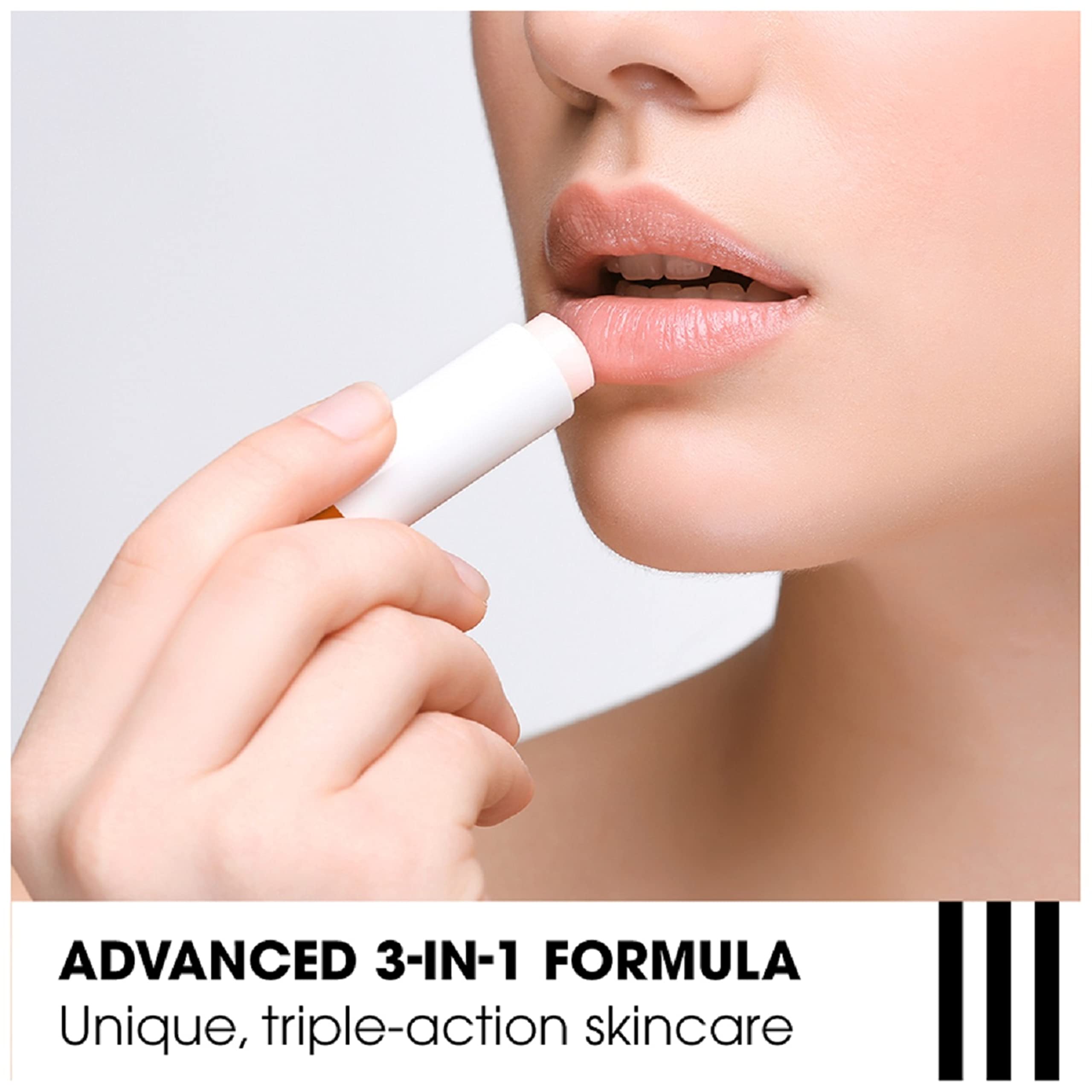 ChapStick Hydration claim visual emphasizing up to eight hours of moisture.