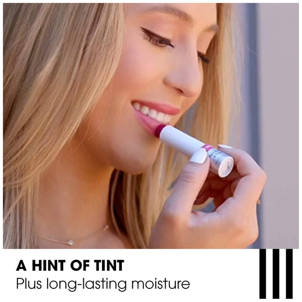 ChapStick Coral Blush Tint close-up displays creamy texture