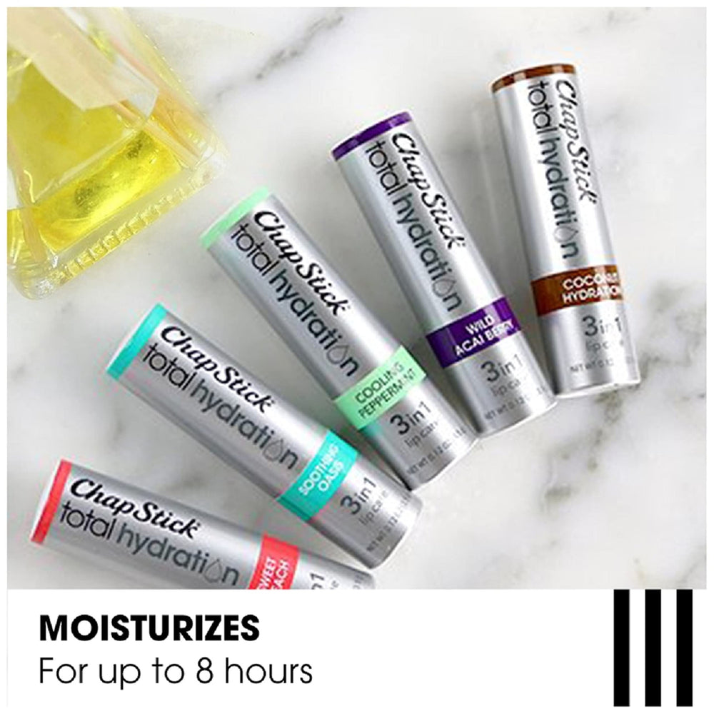 ChapStick Non-tinted coconut lip balm ideal for any occasion.