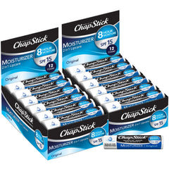 ChapStick Original lipbalm tube offers smooth glide for daily lip care.