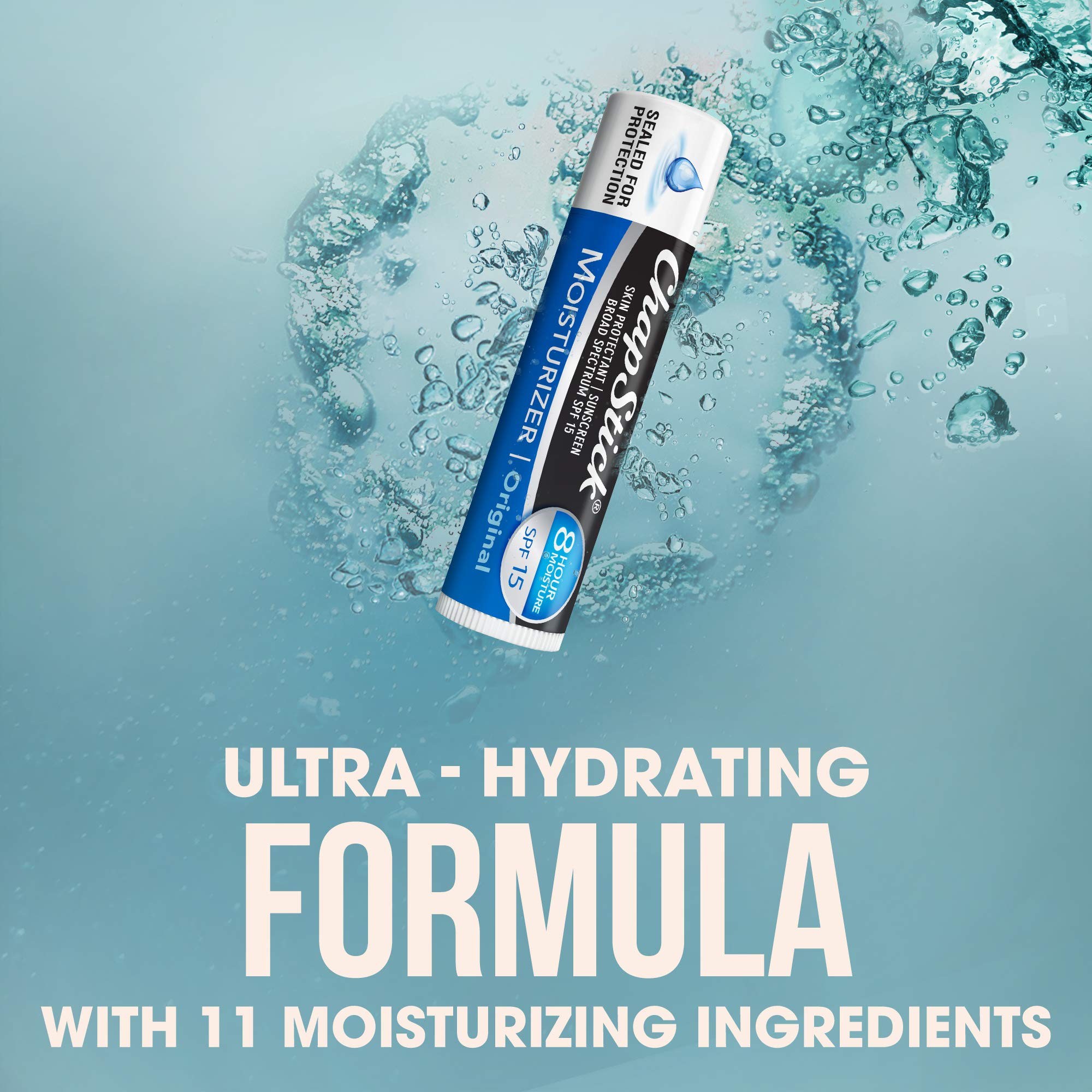 ChapStick Original lipbalm paraben-free — simple, clean formula for daily use.