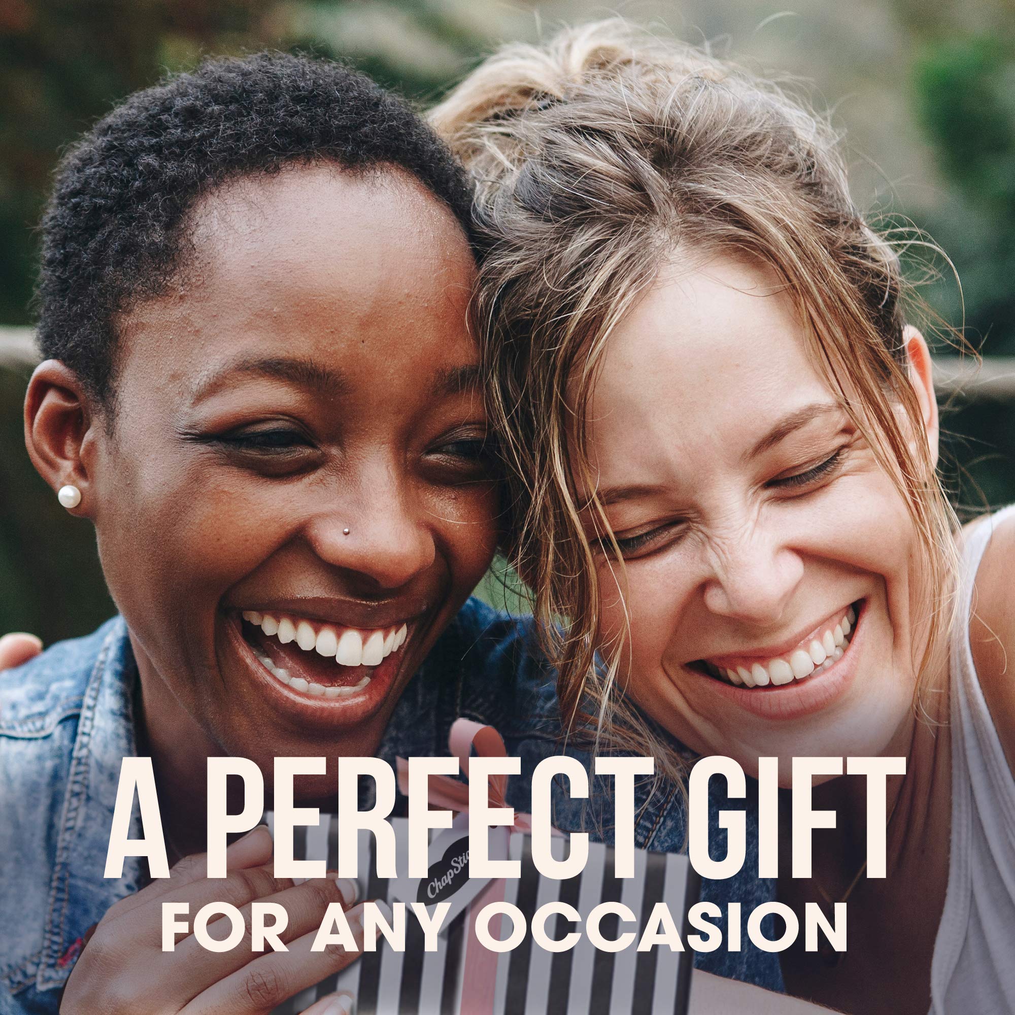 ChapStick smooth-glide application — easy to apply anytime, anywhere.
