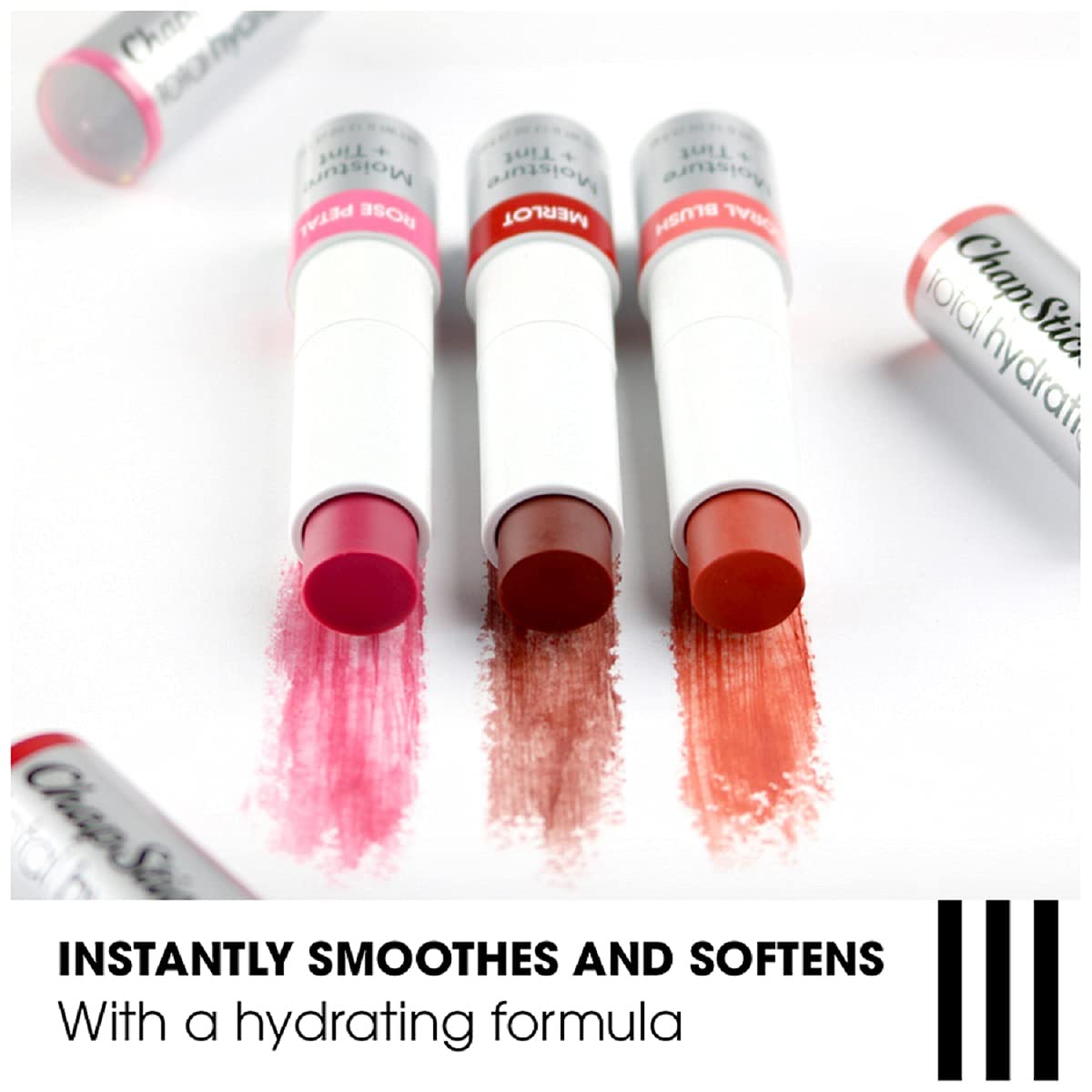 ChapStick tinted lip balm in purse ready for quick touch-ups