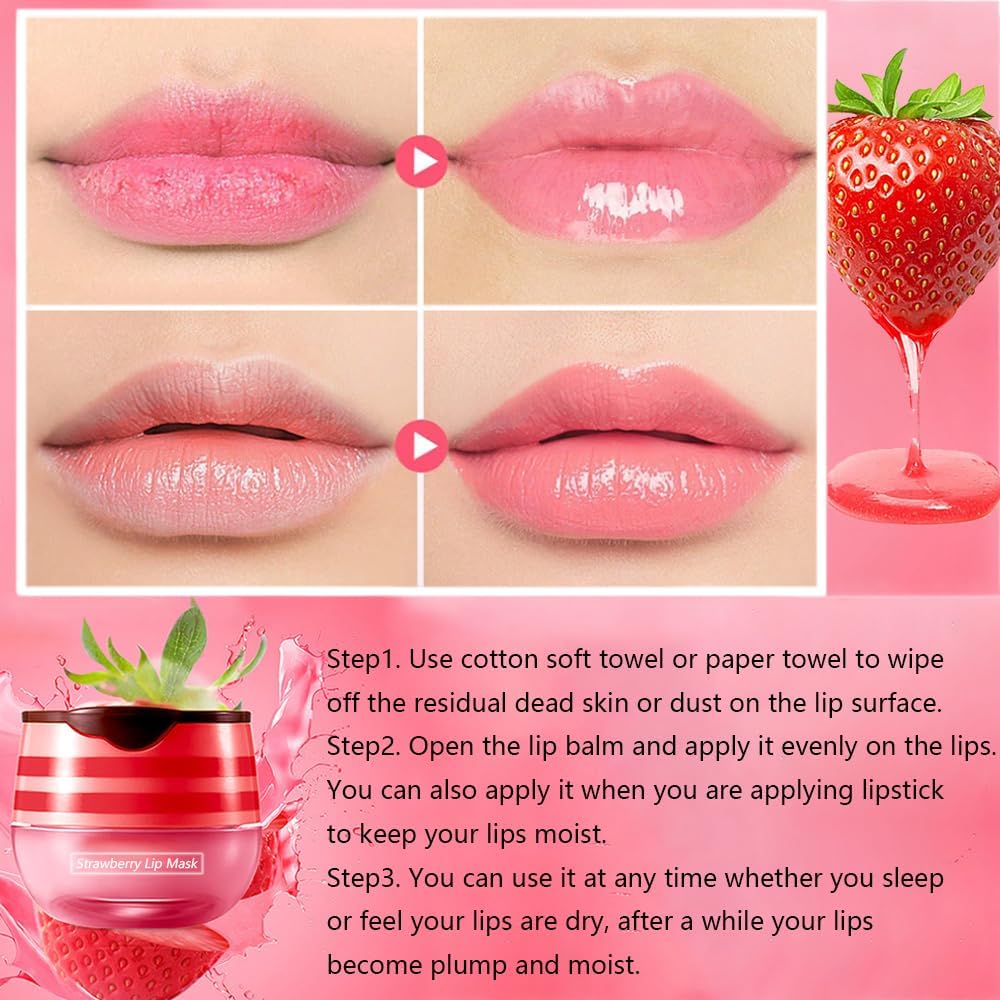Charm Kiss watermelon-lip-mask-scent offers refreshing moisture on lips.