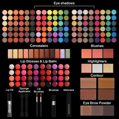 CHARMCODE 72 matte shadows palette showcases rich color payoff for versatile looks.