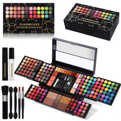 CHARMCODE all-in-one palette open with mixed shadows for versatile looks