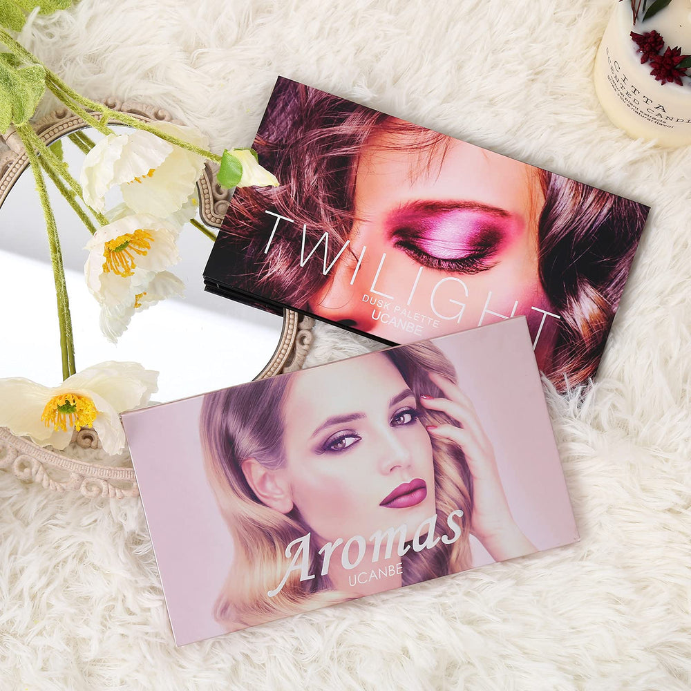 CHARMCODE Aromas palette reflective and glitter shades swatches for dimension.