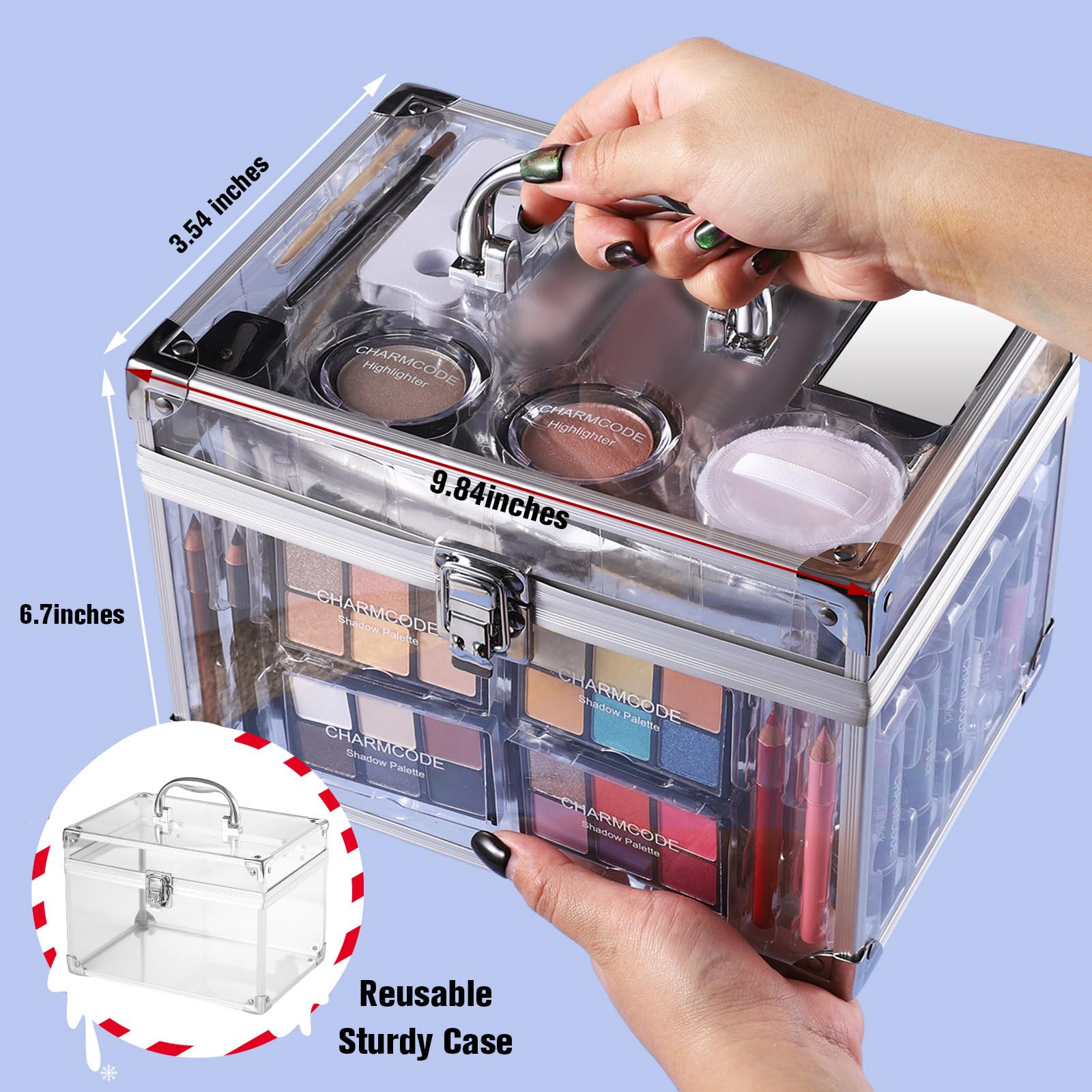 Charmcode false eyelashes adding dramatic volume for special occasions