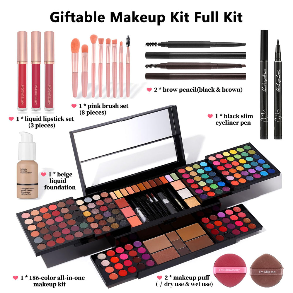 CHARMCODE gift-ready makeup set packaging makes a delightful present for teens and women.