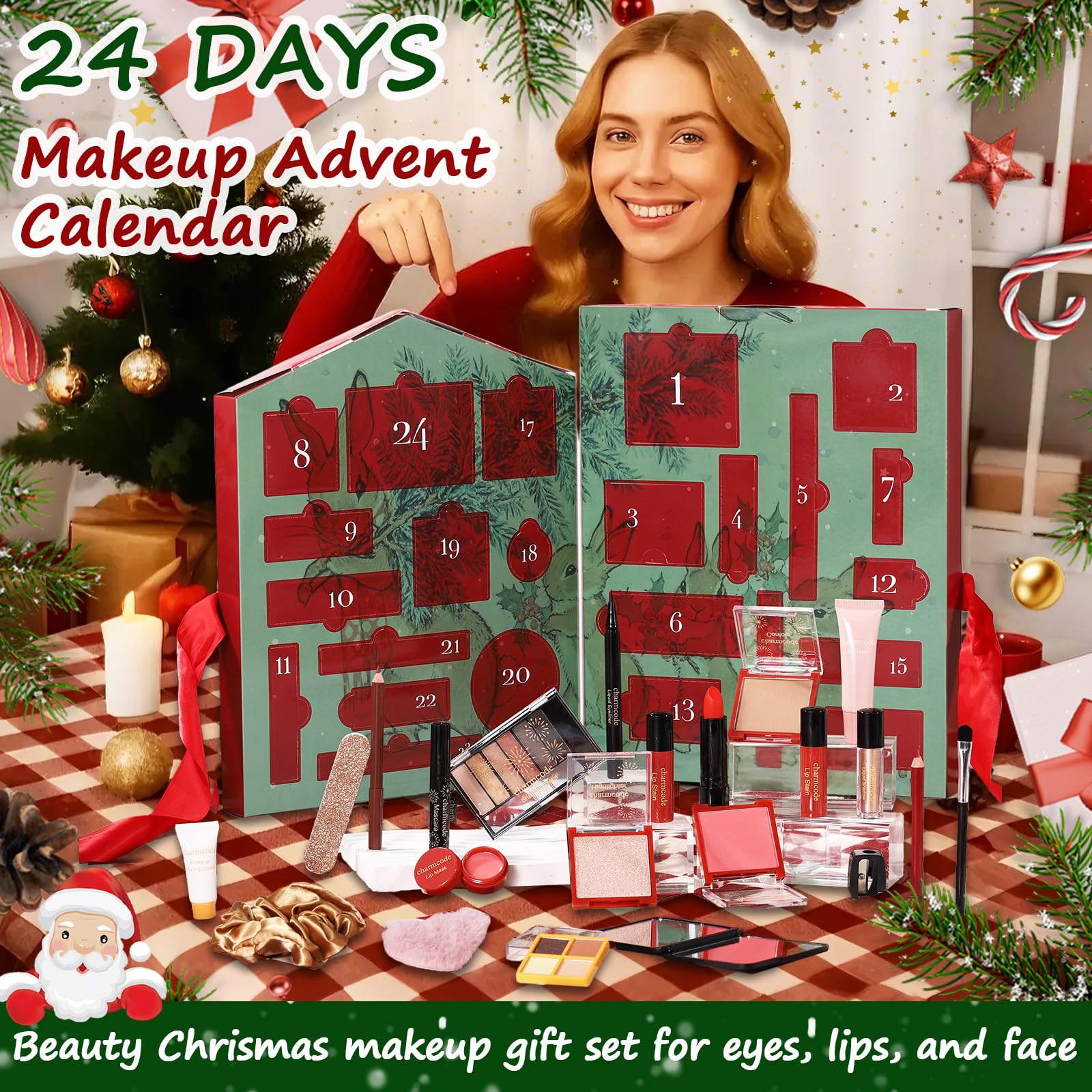 CHARMCODE holiday glam palette collection enables bold or soft celebratory looks