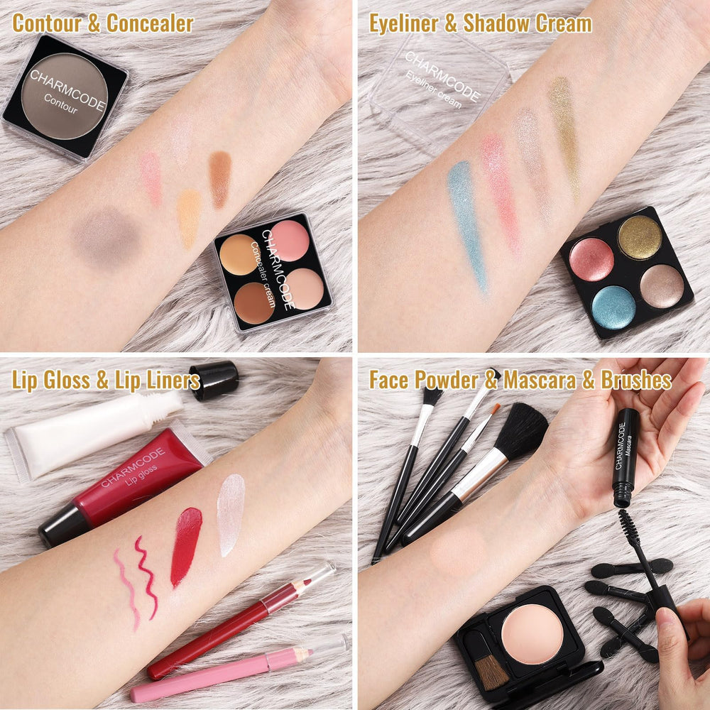 CHARMCODE lip color compact palette enables on-the-go lip looks
