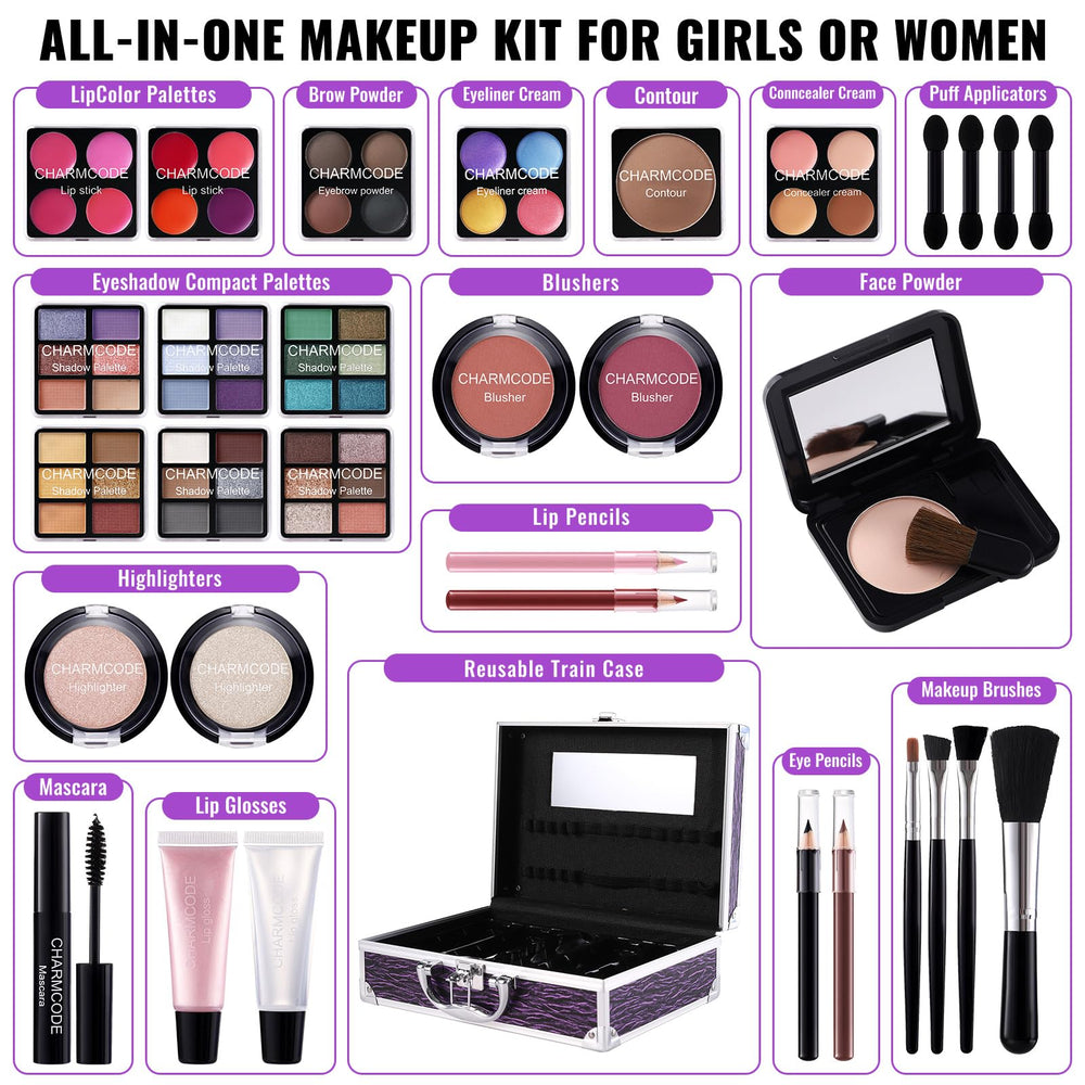 CHARMCODE lip gloss collection for a glossy finish and color pop.