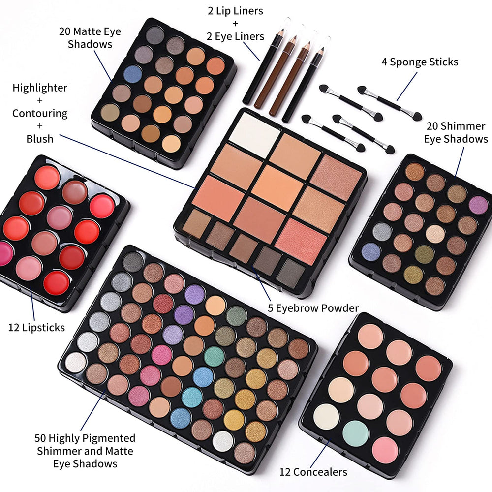 CHARMCODE makeup brush set for professional application and blending