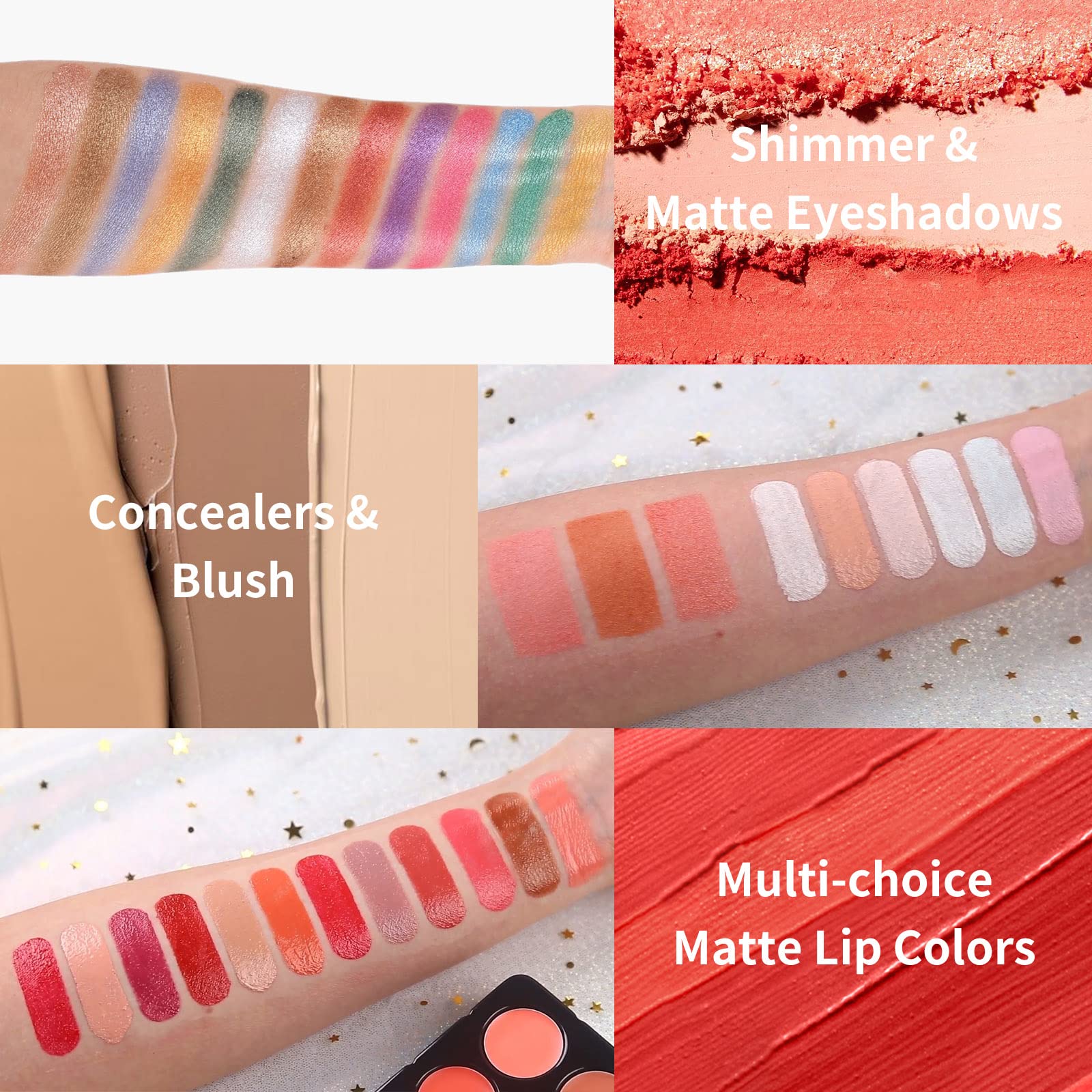 CHARMCODE makeup sponge and mirror for on-the-go touch-ups