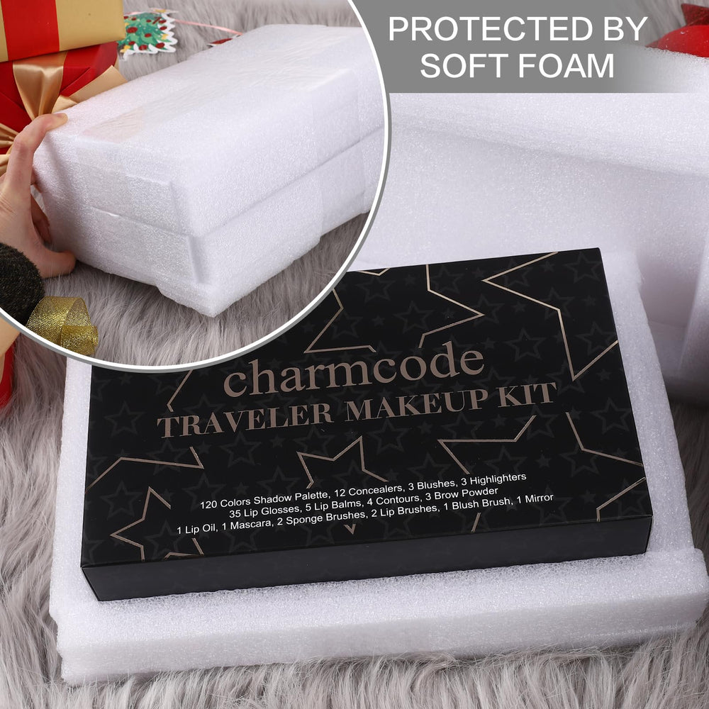 CHARMCODE gift-ready packaging highlights versatile makeup kit