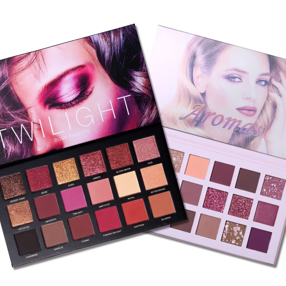 CHARMCODE waterproof formula swatches demonstrate crease-free wear and blendability.
