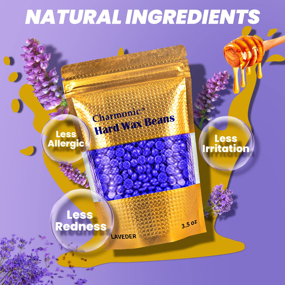 Charmonic lavender wax highlights natural ingredients and skin safety