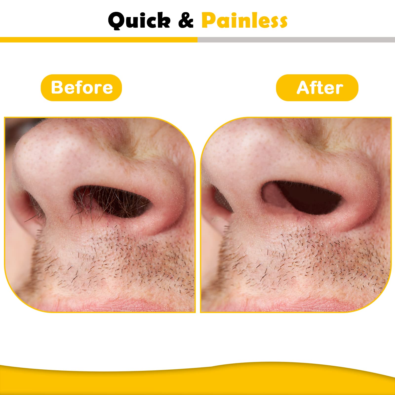 Charmonic nose wax kit application process highlights simple steps for fast, minimal discomfort