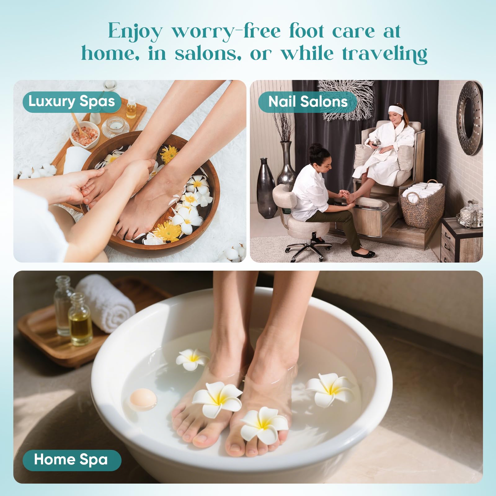 Charmyth Pedi Guard liners for home use convenient foot spa sessions