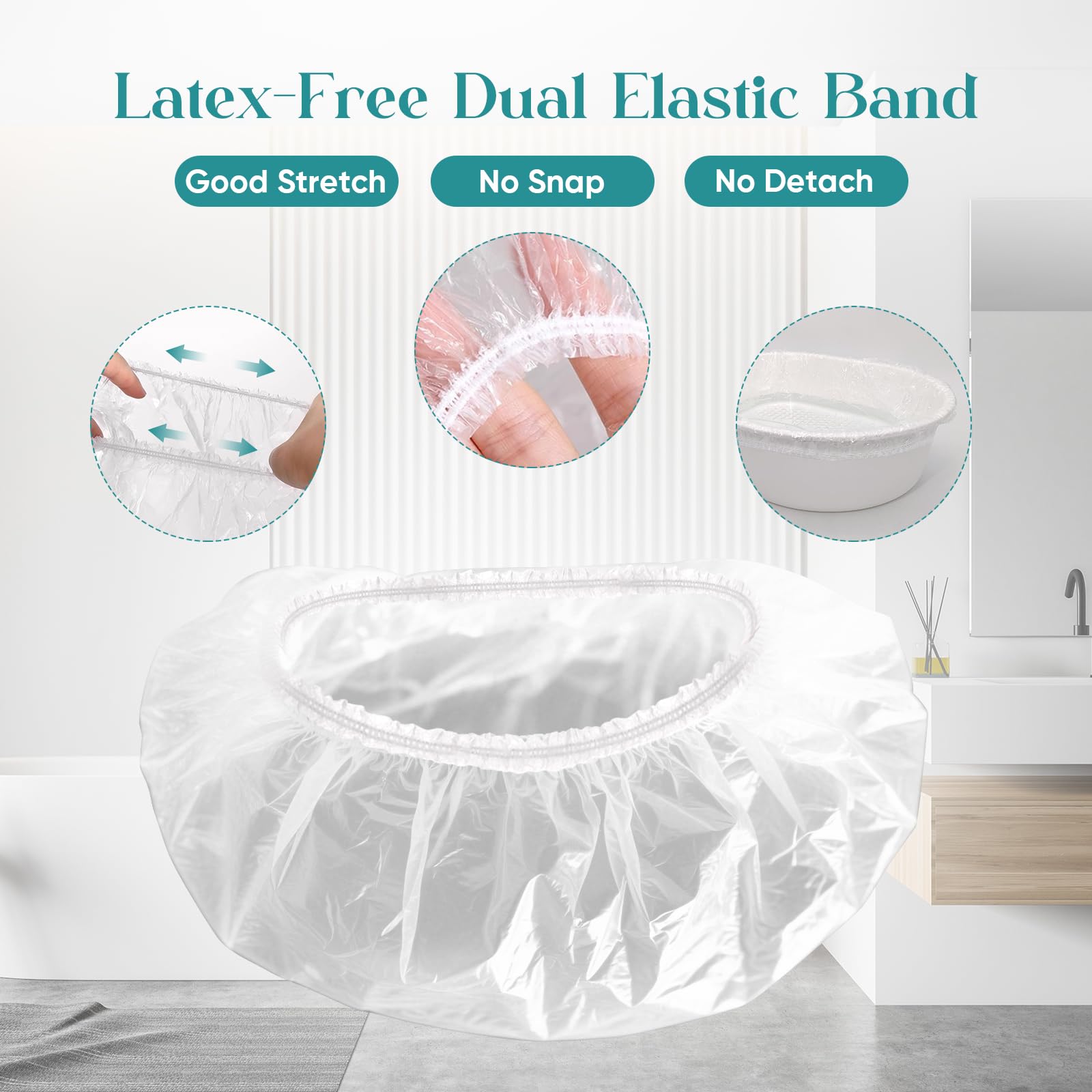 Charmyth Pedi Guard liners for travel use quick setup and cleanup
