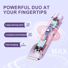 CheckSimple dermave bikini shaver ceramic blades for gentle, irritation-free grooming.