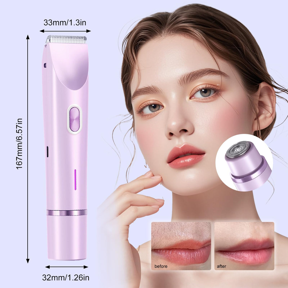 CheckSimple travel-ready bikini trimmer demonstrates on-the-go styling.