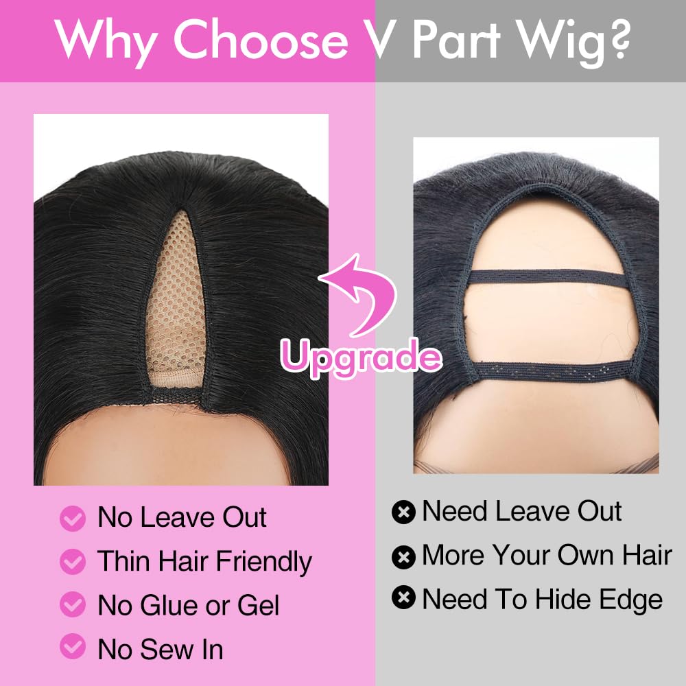 CHEETAHBEAUTY V Part wig glueless clip-in in action for quick hairstyle changes.
