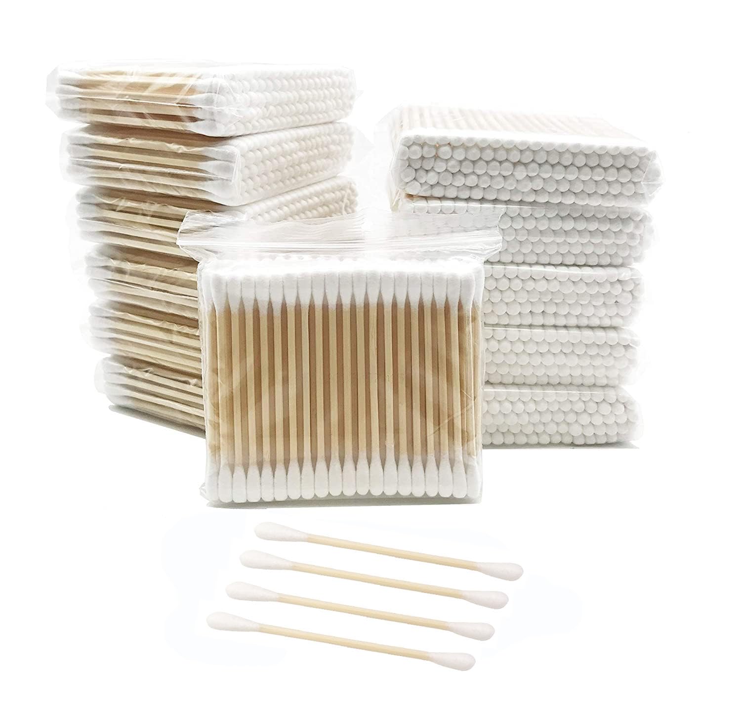 Chenchenchen cotton swabs with wooden sticks in packaging for easy storage