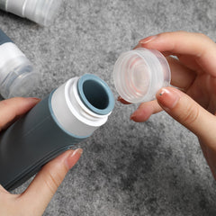 CHEODIN 5-pack travel bottles set—compact, practical for shampoo and conditioner.